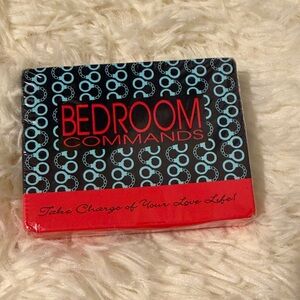 Bedroom Commands Bedding Set - Red and Black